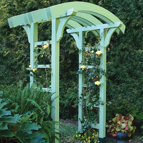 Woodworking Project Paper Plan to Build Garden Arbor and Gate