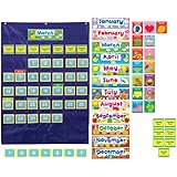 Carson Dellosa Deluxe Calendar Pocket Chart (158156)