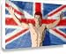 Hatton Pop Art Canvas 20x12 Pop Art Canvas of Ricky Hatton with the Union Jack, a true British boxing legend.
