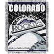 Colorado Rockies MLB Triple Woven Jacquard Throw (MLB Series) (48x60")"