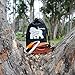 Tree Swing Hanging Strap - Heavy Duty, Water Resistant Polyester Strap + Carabiner - 5ft Long & 2'' Thick - 1200lb+ Weight Capacity - Weather Resistant - Weather Proof- Infographic Instructions.