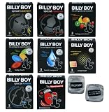 Produkt-Bild: Billy Boy Relax Mix - 10 Billy Boy Sorten - 21 Kondome + Billy Boy Vibrationsring + 2 coole Billy Boy Eisw&uuml;rfel gratis!