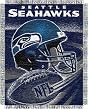 Seattle Seahawks Spiral Series Jacquard Throw Blanket - NFL Football Fan Shop Team Merchandise