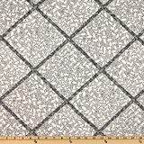 55'' Wide Silent Cinema Home Decor Twill Featurette Grey Fabric By The Yard