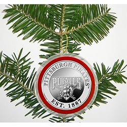 Pittsburgh Pirates Silver Coin Ornament
