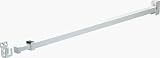 CRL White Telescoping Security Bar Lock for Sliding Glass Doors