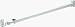 CRL White Telescoping Security Bar Lock for Sliding Glass Doors
