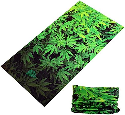 Coolive 16-in-1 Outdoor Assorted Multifunctional Style Yoga Sports Fashion Travel Colors Headband Seamless Uv Buff Solid Moisture Wicking Bandana (bamboo leaf)