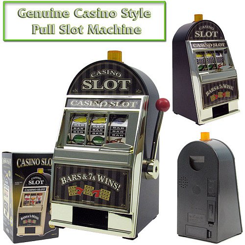 Casino-Style Slot Machine Bank Model# 10-41240