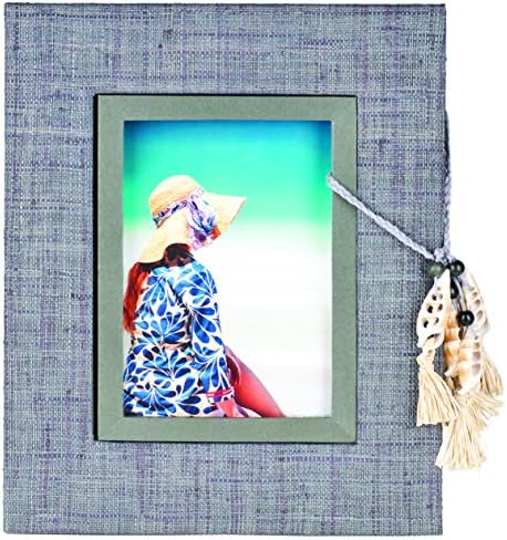 Tassel Photo Frame, Pewter, 5" x 7"