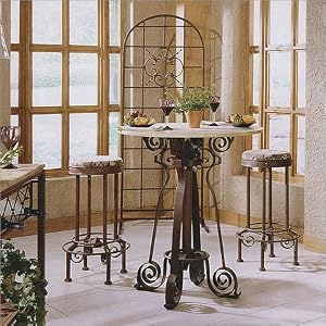 Bago Luma WTBA228 Barcelona Bistro Dining Table and Top