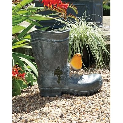 Robin Wellie Boot Planter