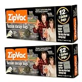 Zip-Vac Gallon Size Storage Bags, 24 Bags