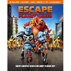Escape from Planet Earth (Blu-ray 3D + Blu-ray + DVD + Digital Copy + UltraViolet)