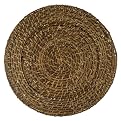 Round Rattan Chargers Set of 4