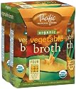 Pacific Natural Foods Organic Vegetable Broth, 8-Ounce Pouches (Pack of 24)