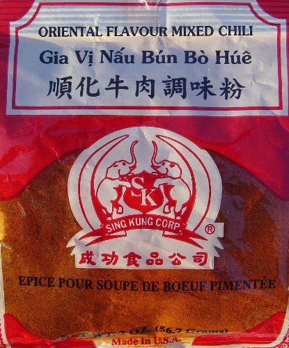 Oriental Flavour Mixed Chili(Gia Vi Nau Bun BO Hue) -2oz