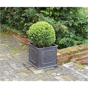 Faux Lead Fibreclay Chelsea Garden Box/Planter, 45cm