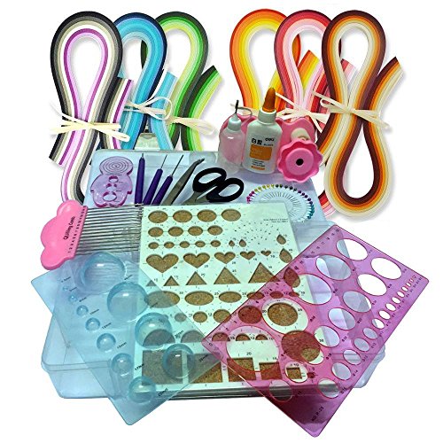 20 in 1 quilling kits collection with quilling paper (x…