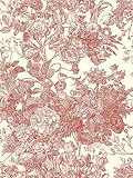 Schumacher Sch 5004093 Toile Florissante - Begonia Wallpaper