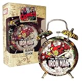 Iron Man Mosaic Alarm Clock