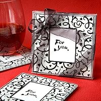 Hearts And Flourishes Collection Coaster Set Favors