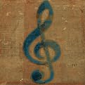 Qwerties "Treble Clef" - 10 x 10"