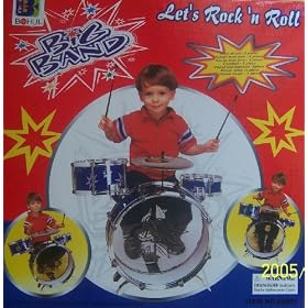 New Child Kid Toy Kids Big Band Drum Set�Toy Drum-Red by E-Toys World