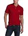 Victorinox Men's Vx Stretch Pique Polo Shirt, Vx Red, Large