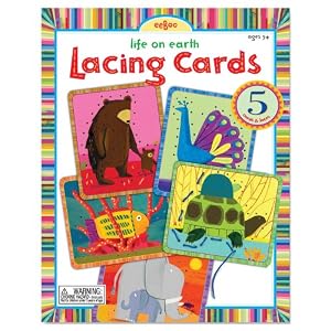 Life On Earth Lacing Cards by eeBoo