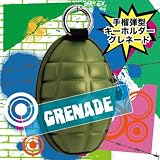 手榴弾型KEY＆コインケース キーケース 人気 収納付き コンパクトデザイン 6連 キーフック スタイリッシュ カジュアル メンズ レディース 手榴弾 コインケース キー＆コインケース 小銭入れ キーホルダー カラビナフック かわいい (ソフトピンク) 連弾 [DVD]