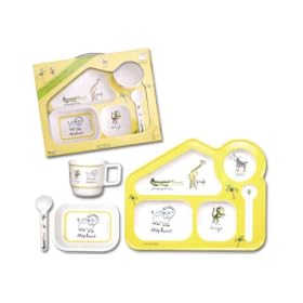 French 4 Piece Dinnerware Set - Jungle