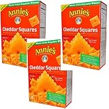 Annie'S Homegrown Cheddar Squares Organic Wheat 7.5 Oz. (3 Packs) (608939961661)