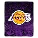 NBA Los Angeles Lakers 50-Inch-by-60-Inch Micro Raschel Throw "Street Edge" Design