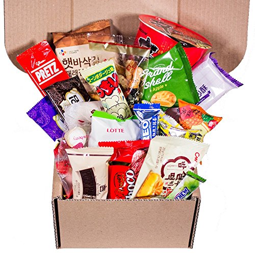 Classic Asian Snack Box | College Care Package | Japanese Candy | Korean Snacks | Chinese Snacks | Travel Snacks and Junk Food (Classic Asian Snack Box, 20 Count)