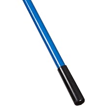 Rubbermaid Commercial FGH14600 Invader Side Gate Wet Mop Fiberglass Handle with Large Yellow Plastic Head, 60" Length, Blue