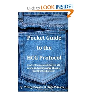 61Di%2Boom8zL. BO2,204,203,200 PIsitb sticker arrow click,TopRight,35, 76 AA300 SH20 OU01  Pocket Guide to the HCG Protocol: Quick reference guide for the 500 calorie and maintenance phase of the HCG Diet Protocol (Paperback)
