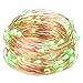 LED Fairy Lights, Oak Leaf 2 Set of USB 60 LED Starry String Lights Copper Wire for Home Bedroom Christmas Party Wedding Decoration,19.7ft Green