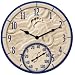 Springfield Precision Instruments Model 91501 14" Poly Resin By The Sea Clock with Thermometer