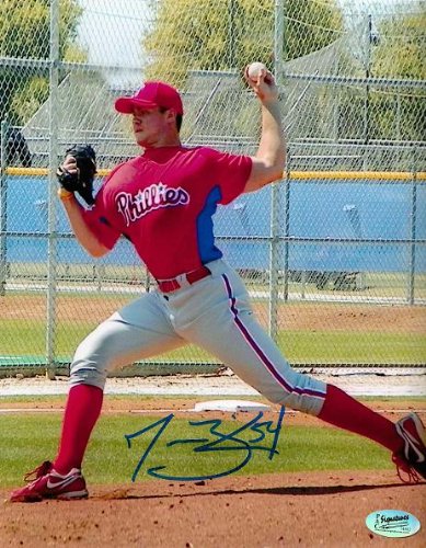 Jesse Biddle Signed 8x10 Philadelphia Phillies Photo Pitching From Signing W/coa at Amazon.com