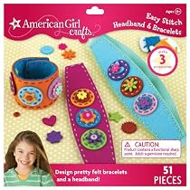 American Girl Crafts Easy Stitch Headband and Bracelets Kit
