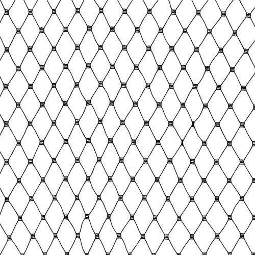 18"X 1YD BIRDCAGE BRIDAL WEDDING VEIL NETTING FRENCH (Ship From USA)