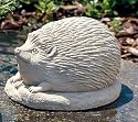 Cast Stone Henry Hedgehog - Collectible Animal Concrete Indoor / Outdoor Garden Sculpture