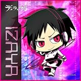 デュラララ!! マイクロファイバーミニタオル ちび臨也 サイケデリックVer.