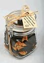 Kilner Jar filled with Cocoa Loco Organic Fairtrade chocolate mango - dark