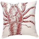 Thomas Paul 100% Linen  Lobster Sea-Life 22 inch Pillow