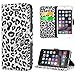iPhone 6 Case, Pasonomi® LEOPARD Leather Wallet Flip Cover Stand Case for Apple iPhone 6 4.7 inch (4.7