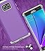 Galaxy Note 7 case, Kaptron Galaxy Note 7 - Double Tone Dual Layer Hybrid Defender Case for Samsung Galaxy Note 7 (Purple + Grey)