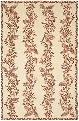 2'3" x 10' Runner Safavieh MSR2321B-210 Red/Dahlia Color Hand Hooked Chinese "Martha Stewart Collection" Rug