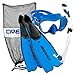 Cressi Rondinella Full Foot Mask Fin Snorkel Set with Bag